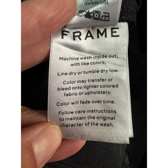 FRAME DENIM Le High Skinny Jeans Stone Coated, Sz 27 - Picture 12 of 12